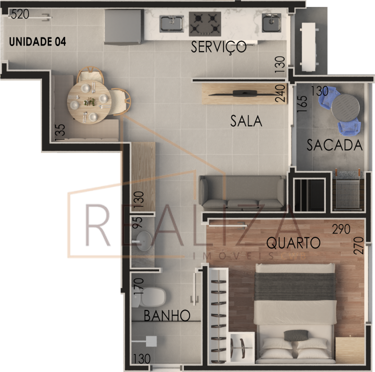 Prado Residencial - A 800m do Shopping Palladium - FACE NORTE.